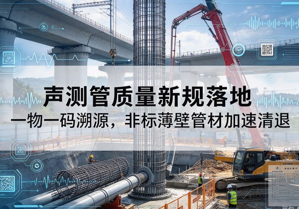 望城声测管质量新规落地，一物一码溯源，非标薄壁管材加速清退